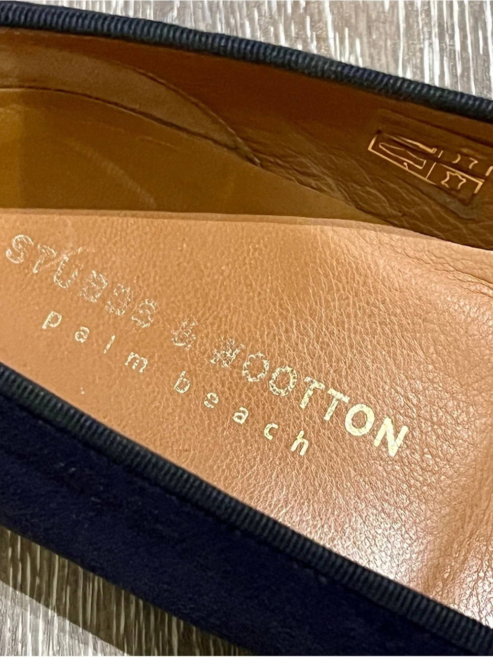 Stubbs & Wootton purple blue Velvet Martini Embroidered Slip-Ons
